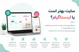 سایت بهتر است یا اینستاگرام؟ آیا کسبوکار به هر دو نیاز دارد؟ سایت بهتر است یا اینستاگرام؟ آیا کسبوکار به هر دو نیاز دارد؟