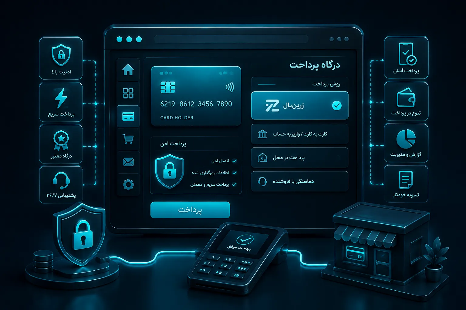 آموزش اتصال درگاه پرداخت به فرالینک
