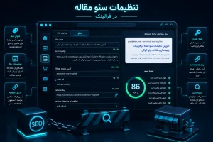 آموزش تنظیمات و پیکربندی سئو مقاله در فرالینک