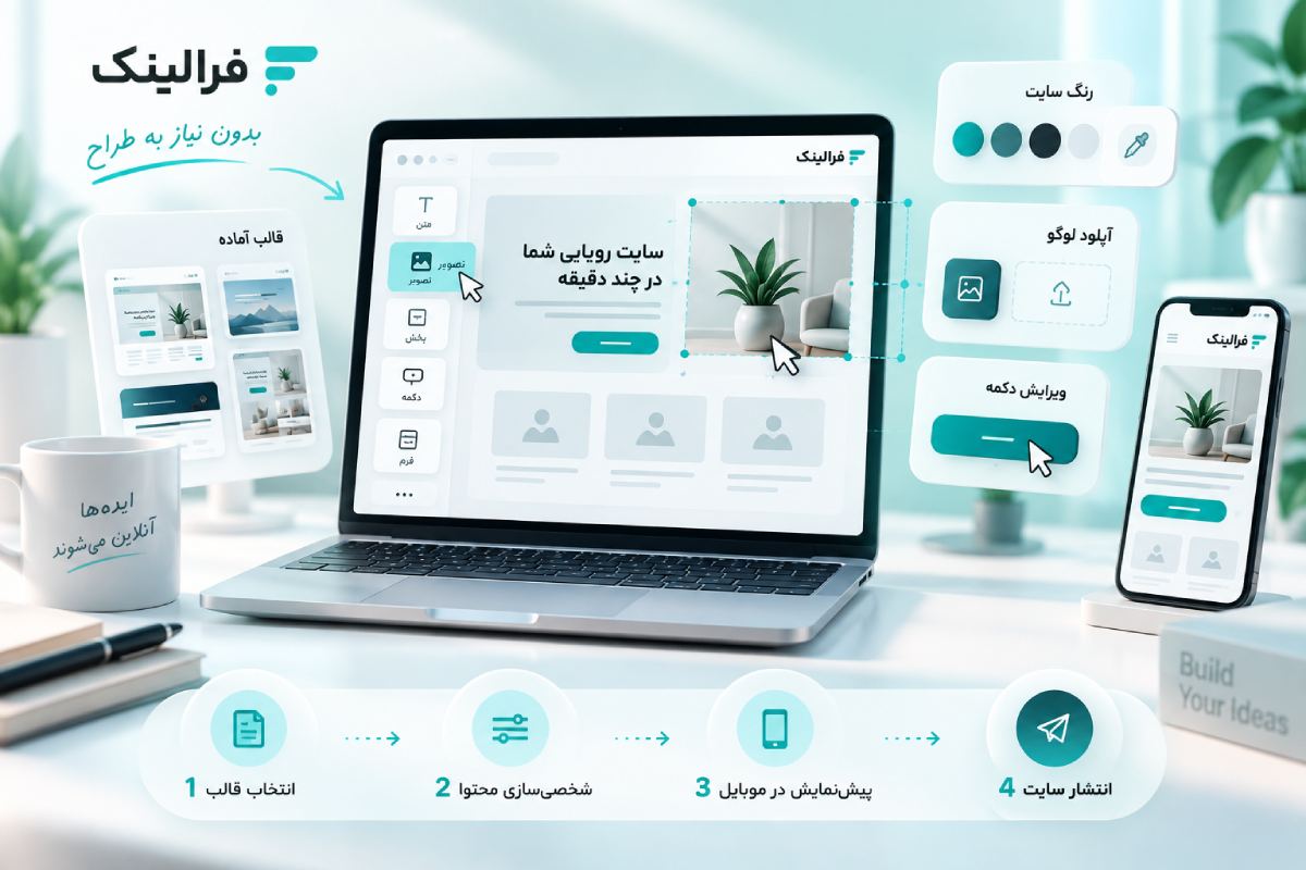سایت ساز بدون طراح سایت ساز بدون طراح