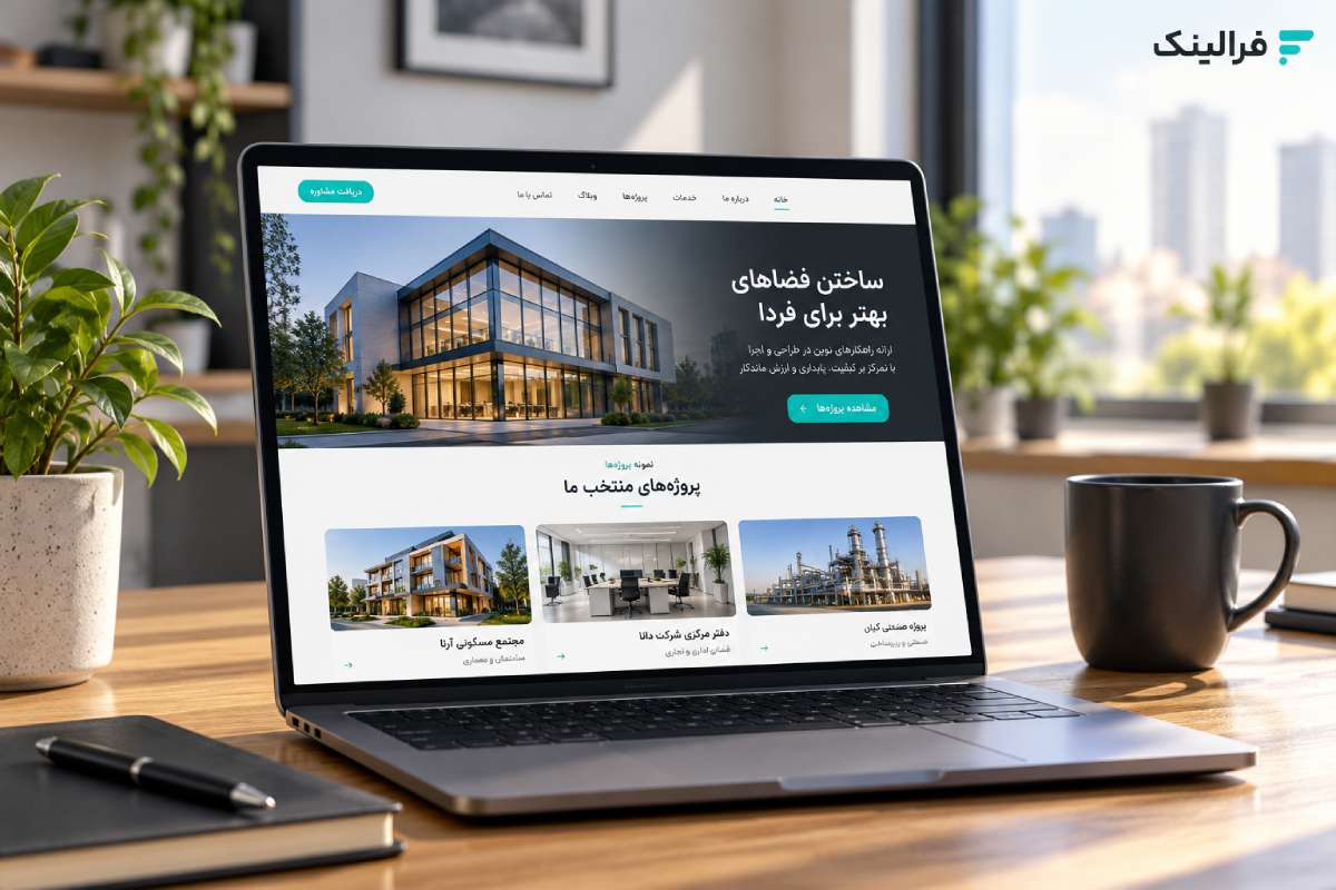 سایت ساز شرکتی برای نمایش پروژه ها سایت ساز شرکتی برای نمایش پروژهها