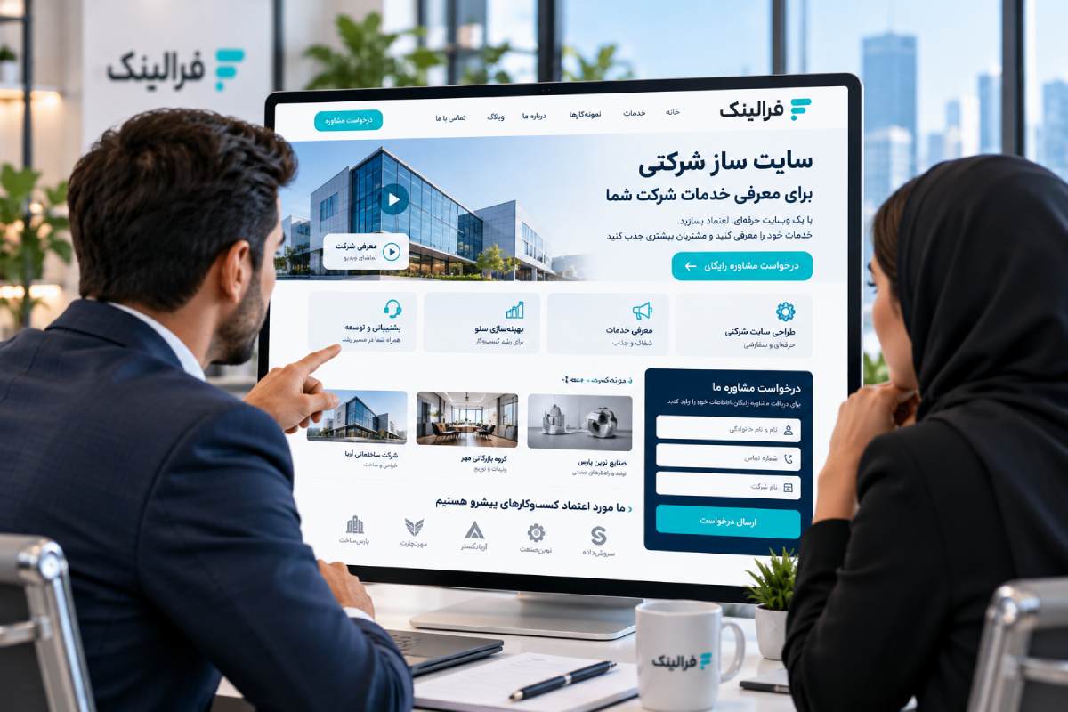 سایت ساز شرکتی برای معرفی خدمات شرکت سایت ساز شرکتی برای معرفی خدمات