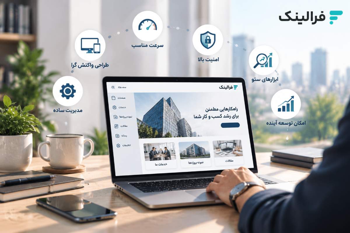 ویژگی های سایت ساز حرفه ای