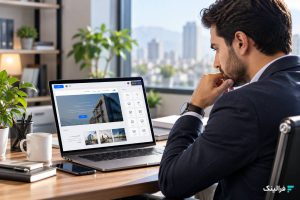 مدیریت سایت شرکتی با سایت ساز